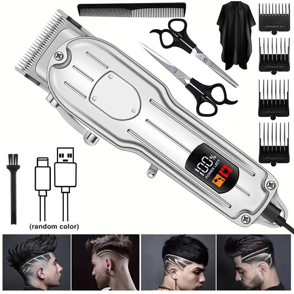 Men'S Grooming Guide - 남성용 전문 헤어 클리퍼 - 무선