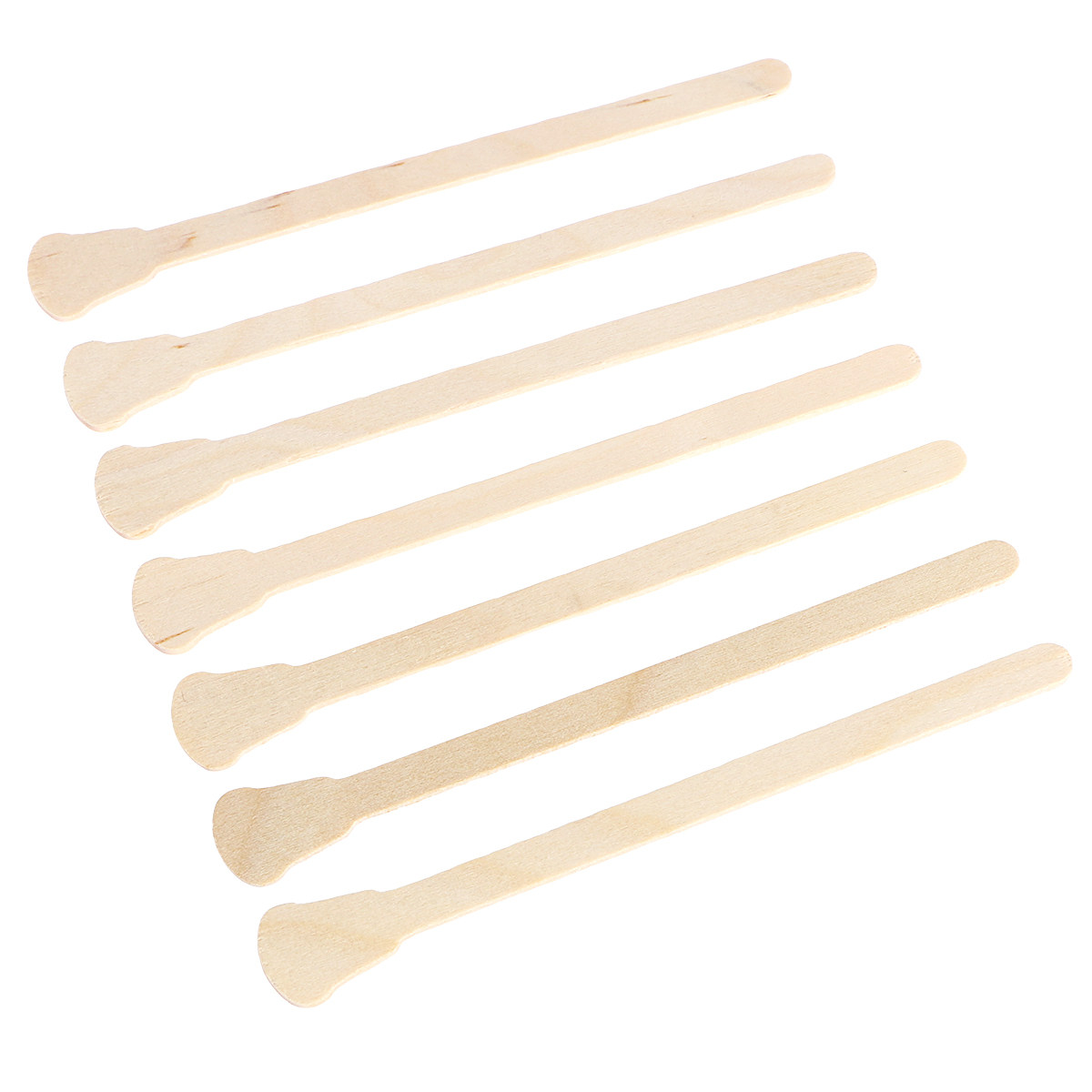 Hair Wax Stick - 200개 나무 왁싱 스패출라 일회용 혀