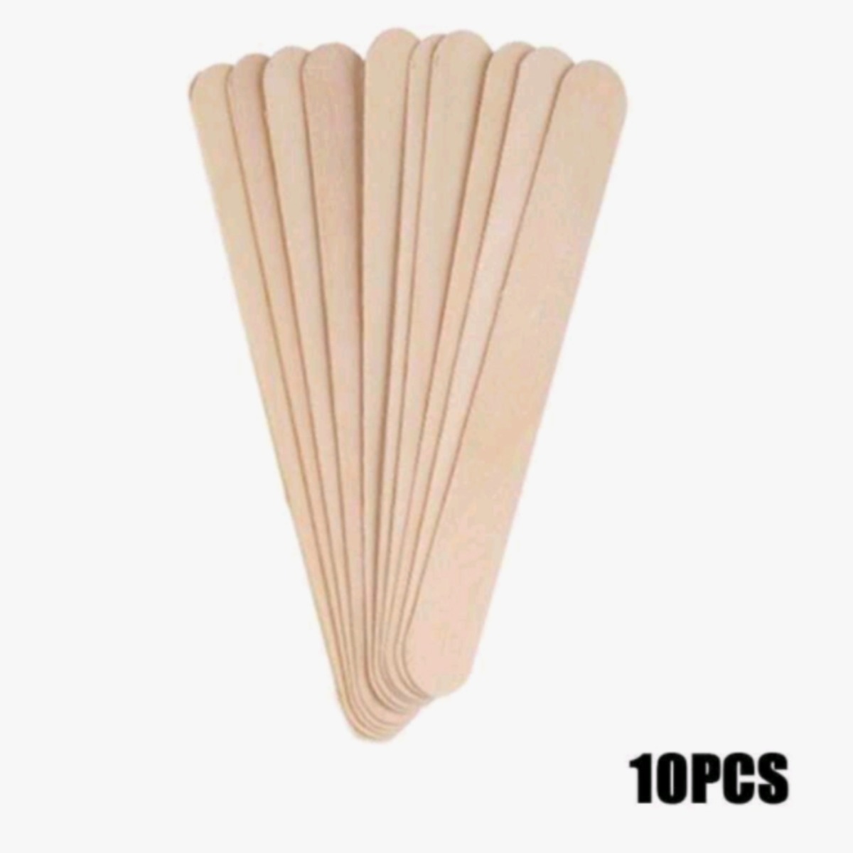 Hair Wax Stick - 10개입 일회용 천연 나무 왁싱 스틱,
