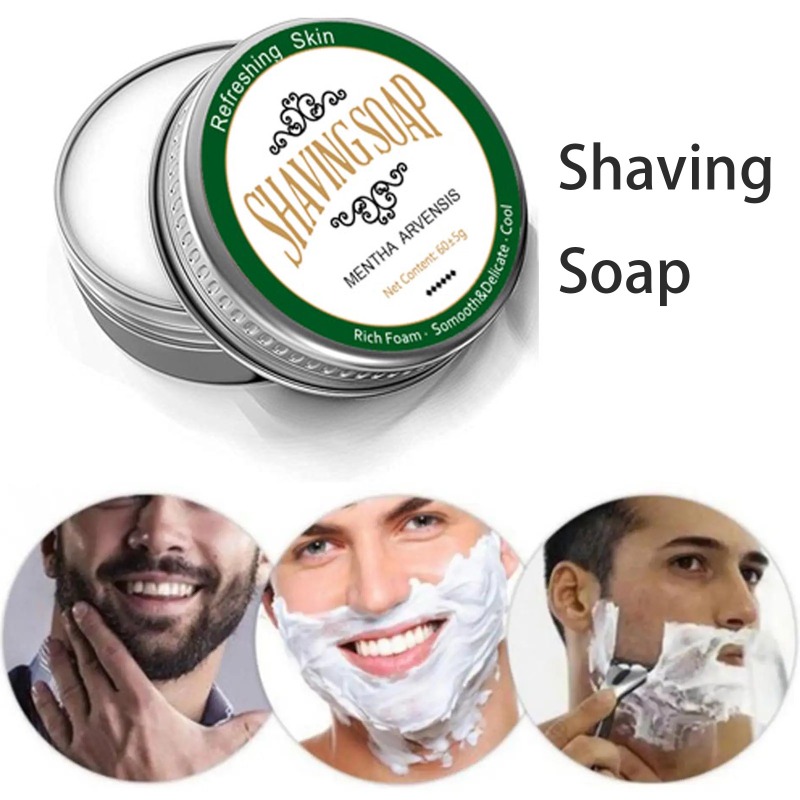 Men'S Beard Grooming - 남자 수염 면도 비누 부드럽고 오래
