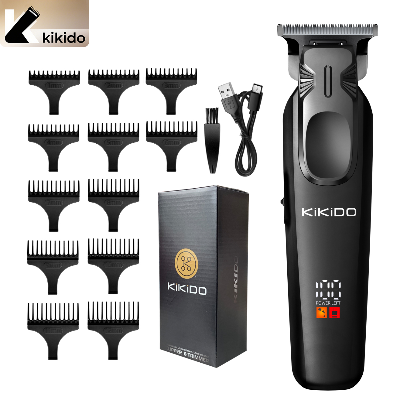 Men'S Grooming Guide - KiKiDo 전기 헤어 클리퍼 무선 USB