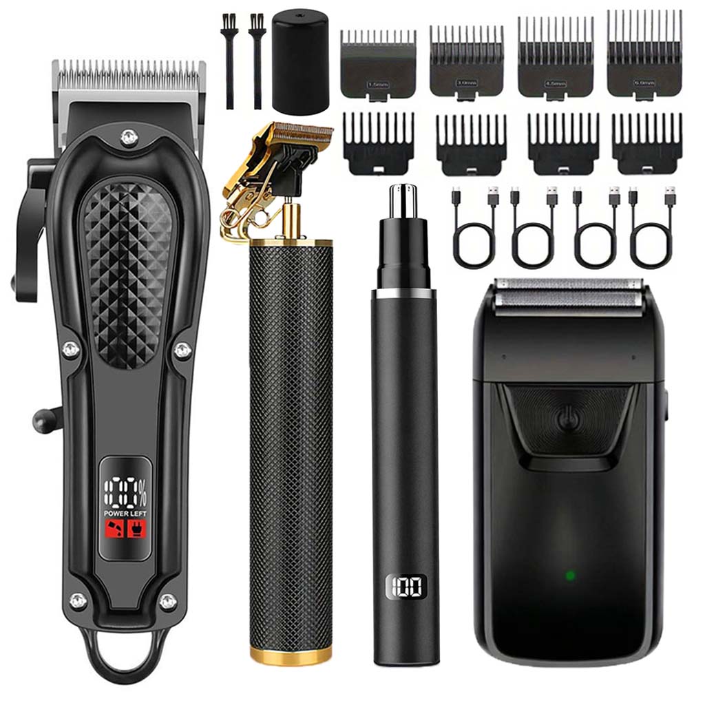 Men'S Grooming Guide - 남성용 전문가용 4-in-1 헤어 클리퍼 및