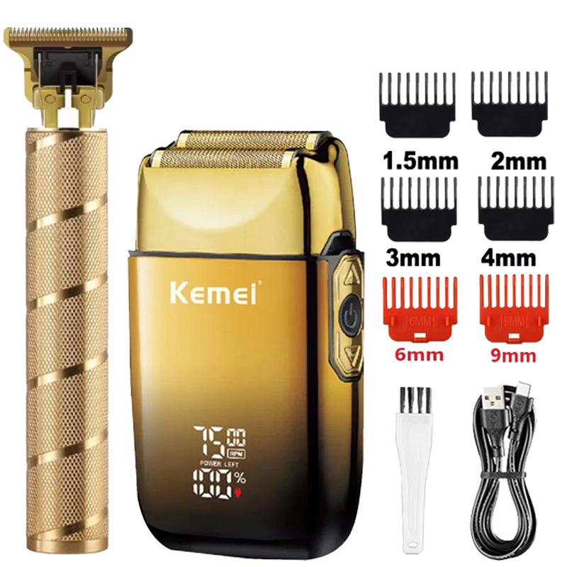 Men'S Grooming Electric Trimmer - 케메이 KM-TX10 T9 헤어 트리머 전기