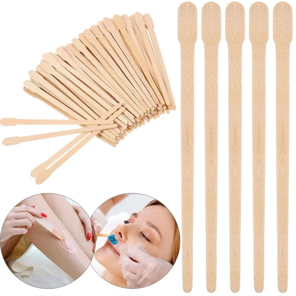 500/200/100Pcs 나무 제모 스틱 페이스 왁스 - Hair Wax Stick 리뷰 및 가격