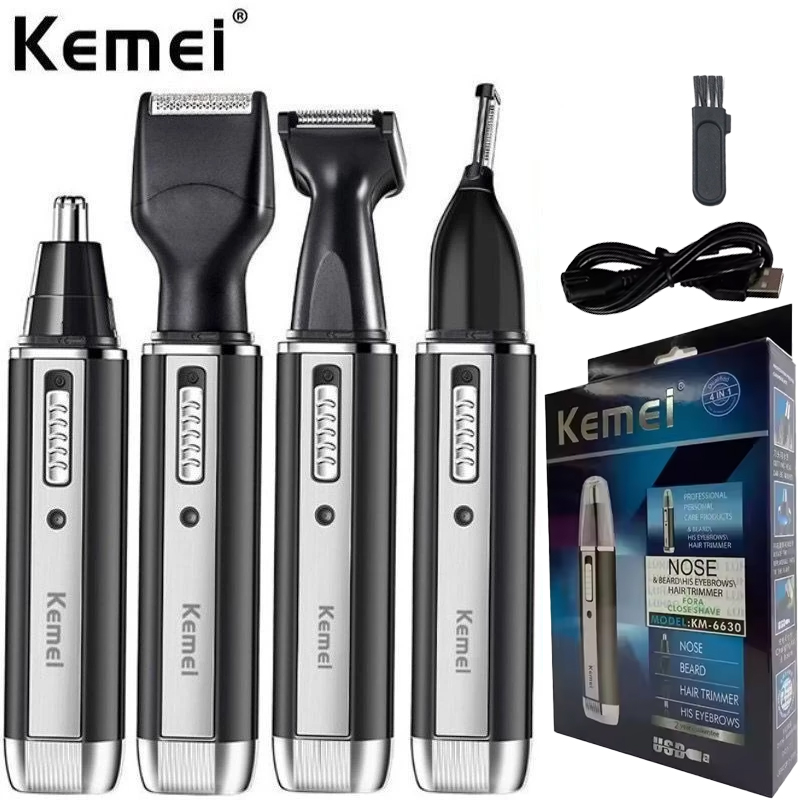 Kemei-6630 코털 트리머 코 귀 청소기용 충전식 - Men'S Grooming Electric Trimmer 리뷰 및 가격