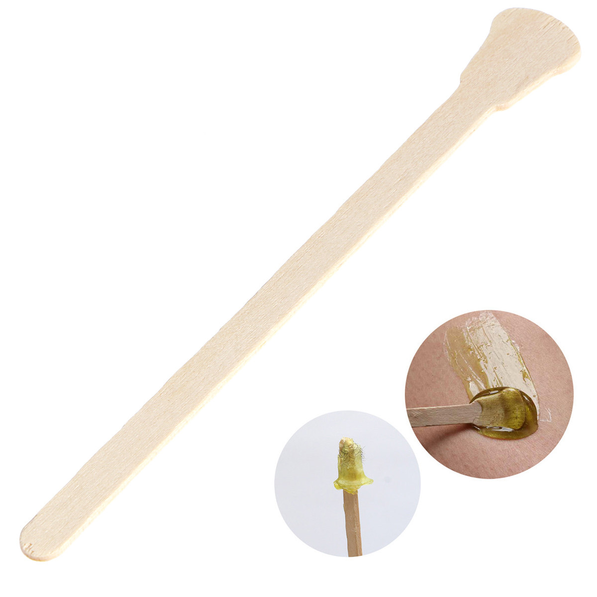 200개 나무 왁싱 스패출라 일회용 혀 누르개 둥근 끝 - Hair Wax Stick 리뷰 및 가격