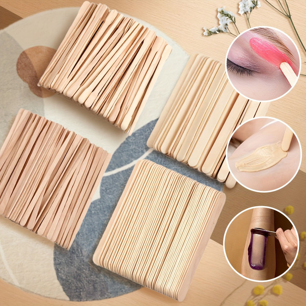 300/500pcs 나무 왁스 스틱 다목적 왁싱 스틱  - Hair Wax Stick 리뷰 및 가격
