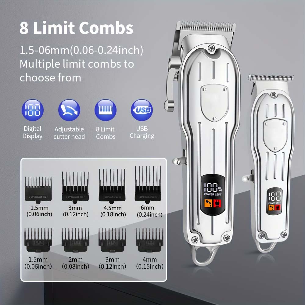 디지털 디스플레이, T-블레이드 트리머, 헤어 클리퍼  - Men'S Grooming Guide 리뷰 및 가격