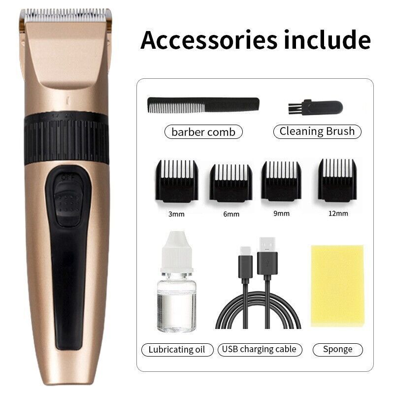 전문가용 무선 헤어 클리퍼 트리머 키트, 4개 부착물( - Men'S Grooming Clippers 리뷰 및 가격
