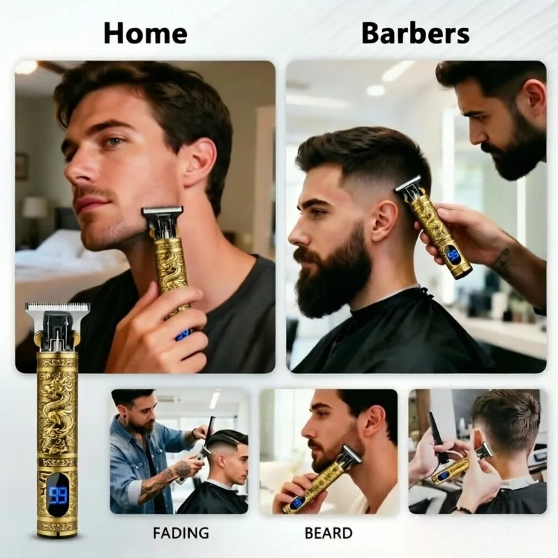T9 무선 수염 트리머 남성용 헤어 클리퍼 4가지 가이 - Men'S Grooming Guide 리뷰 및 가격