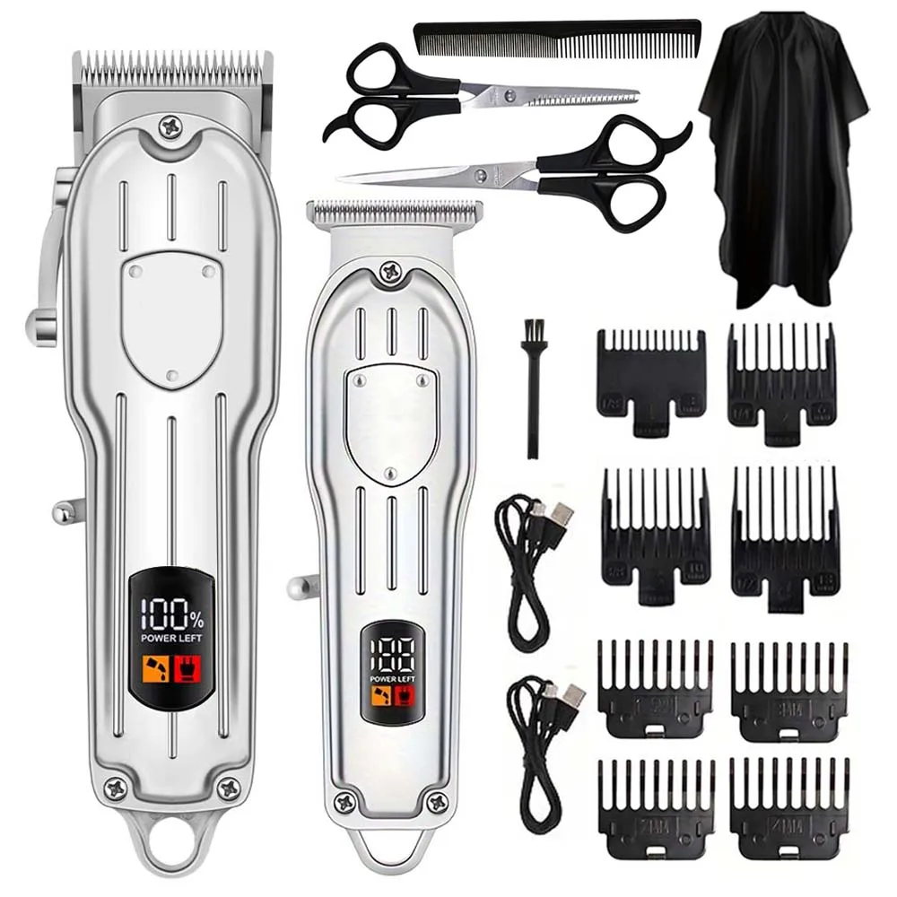 전기 헤어 클리퍼 디지털 디스플레이 다기능 가정용 헤어 - Men'S Grooming Electric Trimmer 리뷰 및 가격