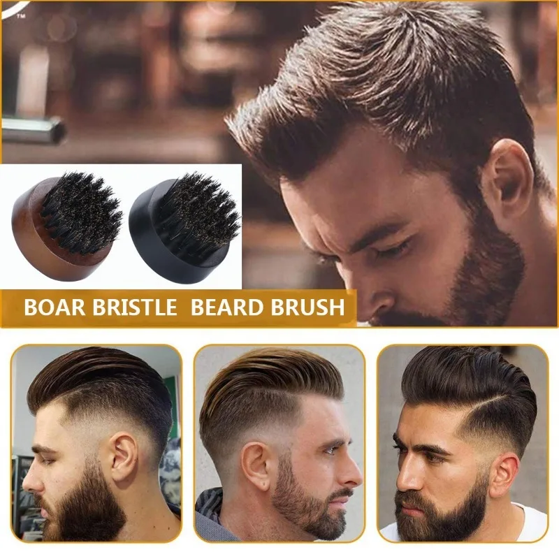 남성용 수염 브러시, 작은 원형 호두 나무 수염 그루밍 - Men'S Beard Grooming 리뷰 및 가격