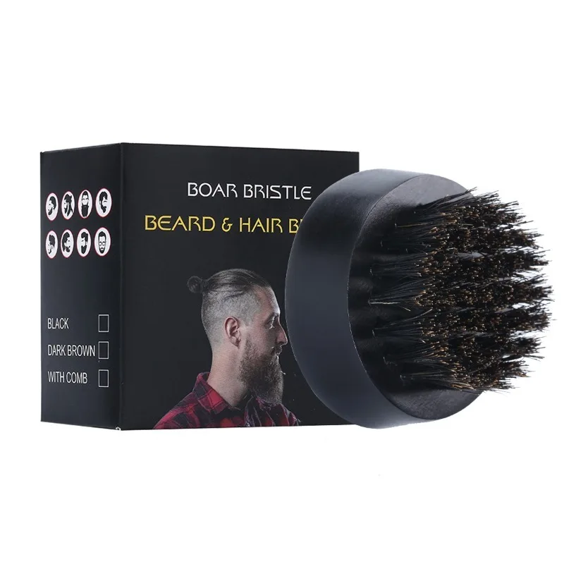 남성용 수염 브러시, 작은 원형 호두 나무 수염 그루밍 - Men'S Beard Grooming 리뷰 및 가격