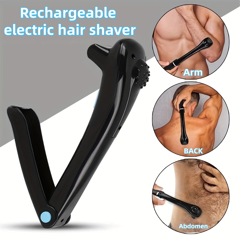 남성용 충전식 전기 등털 제거기, 휴대용 바디 헤어 트 - Men'S Grooming Electric Trimmer 리뷰 및 가격