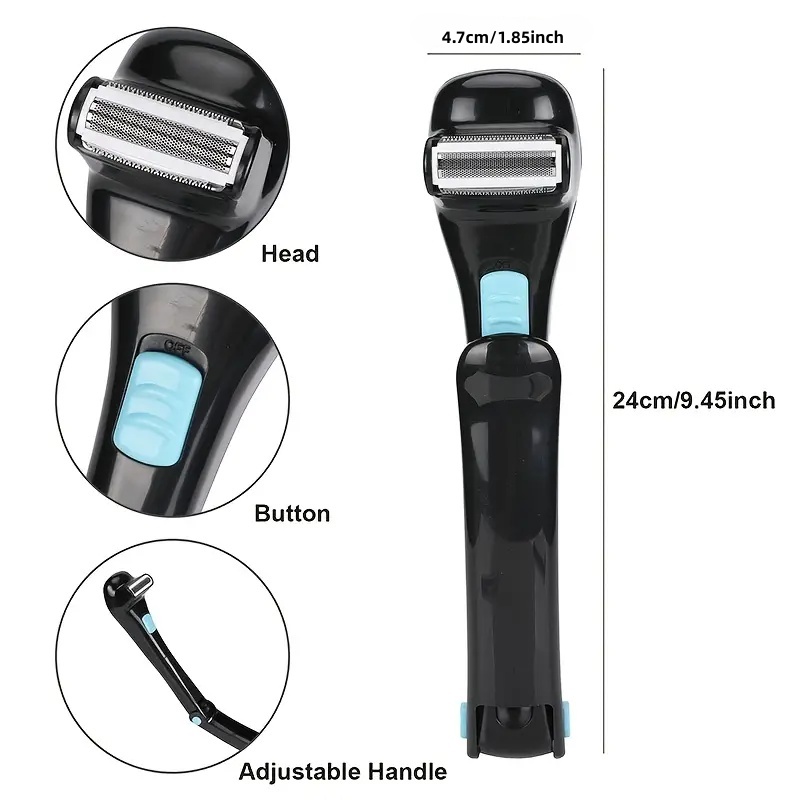 남성용 충전식 전기 등털 제거기, 휴대용 바디 헤어 트 - Men'S Grooming Electric Trimmer 리뷰 및 가격
