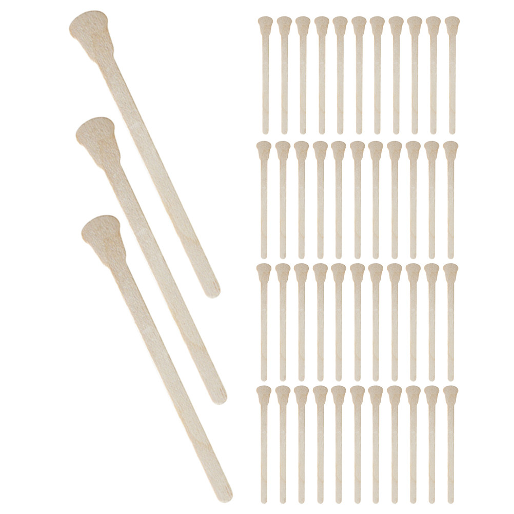 100Pcs 튼튼한 나무 왁스 스틱 일회용 메이크업 어 - Hair Wax Stick 리뷰 및 가격