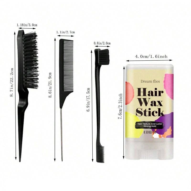휴대용 헤어 왁스 스틱, 헤어 스타일링 왁스, 헤어 몰 - Hair Wax Stick 리뷰 및 가격